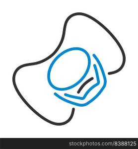 Baby Soother Icon. Editable Bold Outline With Color Fill Design. Vector Illustration.