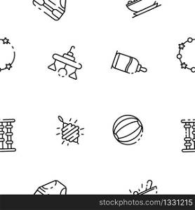 Baby toy icon. Outline baby toy vector icon for web design isolated on white background. Baby toy icon, outline style