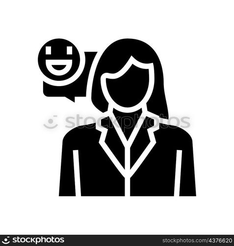 babysitter job glyph icon vector. babysitter job sign. isolated contour symbol black illustration. babysitter job glyph icon vector illustration