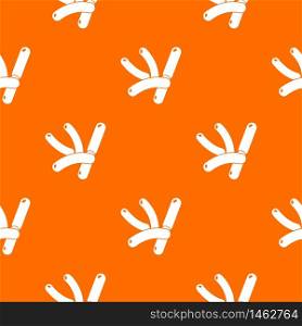 Bacilli pattern vector orange for any web design best. Bacilli pattern vector orange