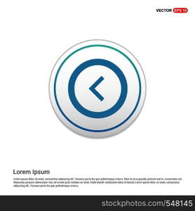 Back Icon - white circle button