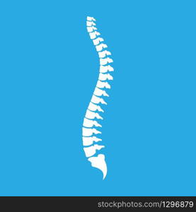 Back pain vector icon - Vector