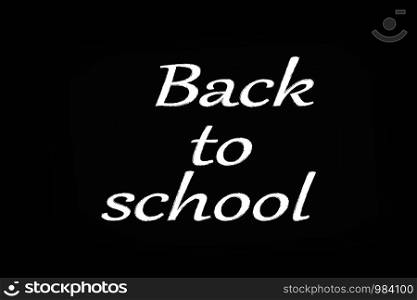 Back to school background. blackboard back. Vector. Back to school background