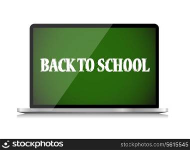 Back to School Concept Vector Illustration. EPS10