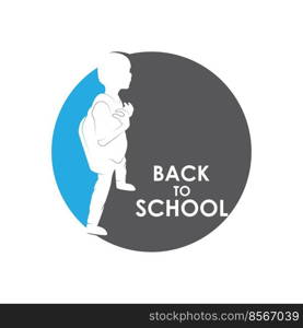 Back to School icon. vector illustration symbol design.