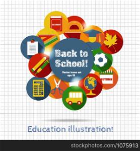 Back to school illustration