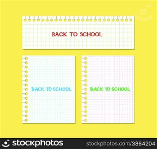 back to school note paper