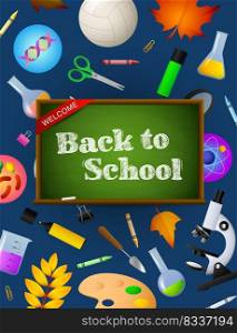 Back to school≤ttering on chalkboard. Offer or sa≤advertising design. Typed text, calligraphy. For≤af≤ts, brochures, invitations, posters or ban≠rs.