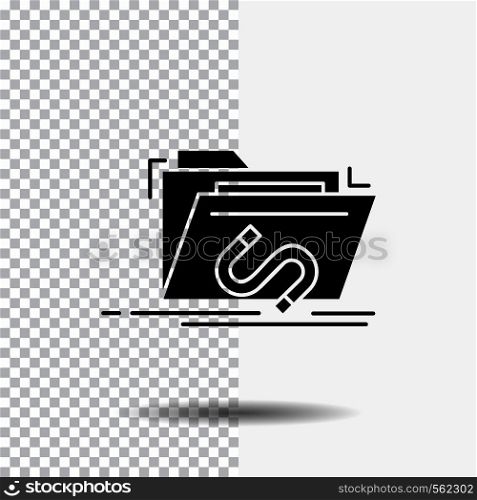 Backdoor, exploit, file, internet, software Glyph Icon on Transparent Background. Black Icon. Vector EPS10 Abstract Template background