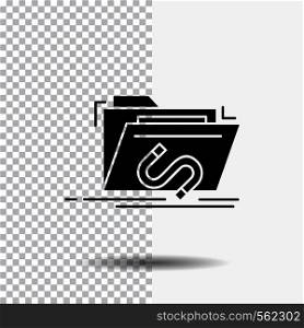 Backdoor, exploit, file, internet, software Glyph Icon on Transparent Background. Black Icon. Vector EPS10 Abstract Template background