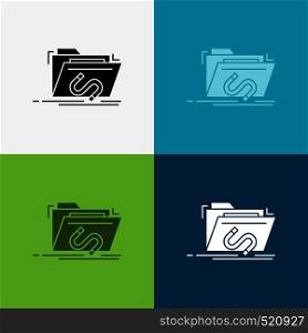 Backdoor, exploit, file, internet, software Icon Over Various Background. glyph style design, designed for web and app. Eps 10 vector illustration. Vector EPS10 Abstract Template background