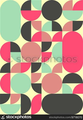 Background abstract geometric flat design style Vector Image