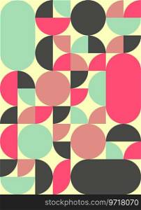 Background abstract geometric flat design style Vector Image