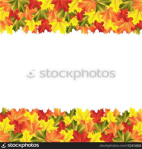 background autumn maple leaves vector illustration background design. background autumn maple leaves