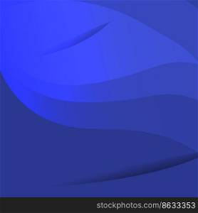 background blue abstract  wave vector illustration