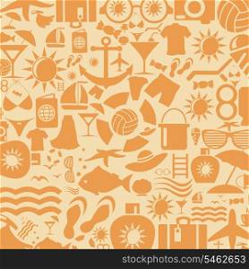 Background collected from beach subjects. A vector illustration