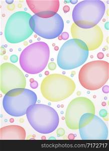 Background colorful painted eggs vector illustration. Happy Easter. Background Happy Easter