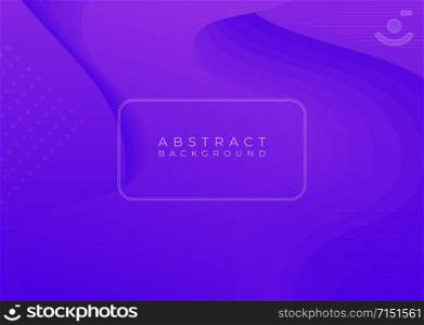 Background colorful purple design abstract fluid wave modern halftone dashed line. vector illustration