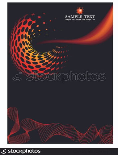 Background Composition, Web Template (Halftone)