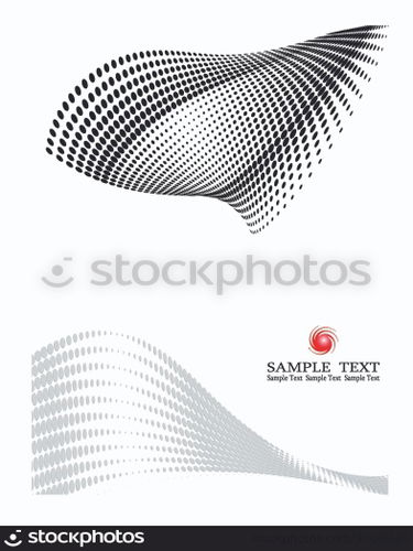 Background Composition, Web Template (Halftone)
