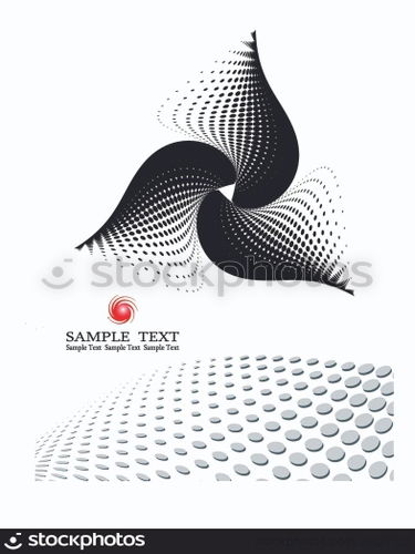Background Composition, Web Template (Halftone)