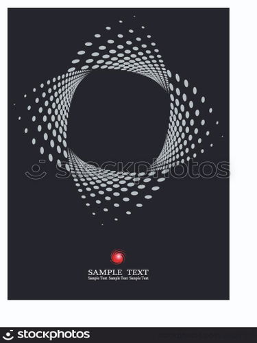 Background Composition, Web Template (Halftone)