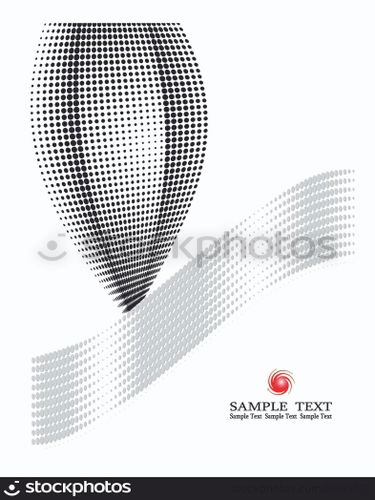 Background Composition, Web Template (Halftone)