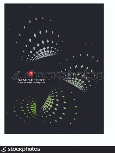 Background Composition, Web Template (Halftone)