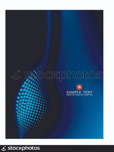 Background Composition, Web Template (Halftone)