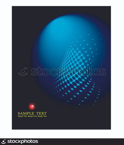 Background Composition, Web Template (Halftone)