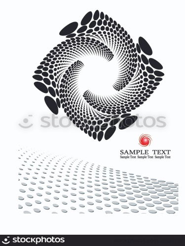 Background Composition, Web Template (Halftone)