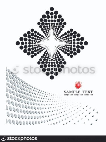 Background Composition, Web Template (Halftone)
