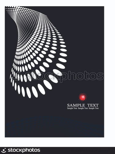 Background Composition, Web Template (Halftone)