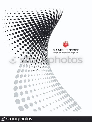Background Composition, Web Template (Halftone)