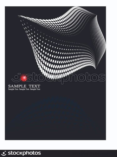 Background Composition, Web Template (Halftone)