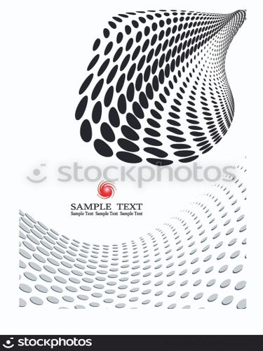 Background Composition, Web Template (Halftone)