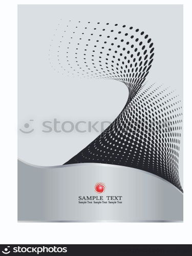 Background Composition, Web Template (Halftone)