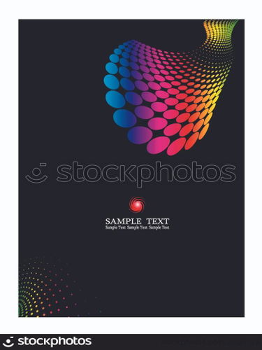 Background Composition, Web Template (Halftone)