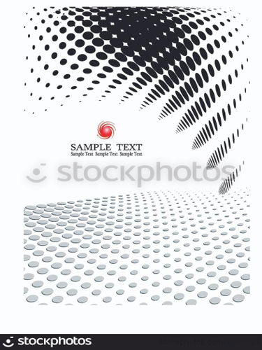 Background Composition, Web Template (Halftone)