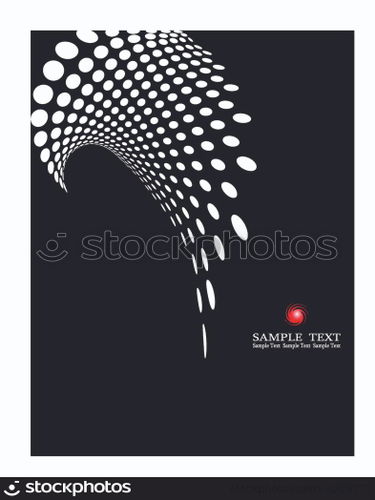 Background Composition, Web Template (Halftone)