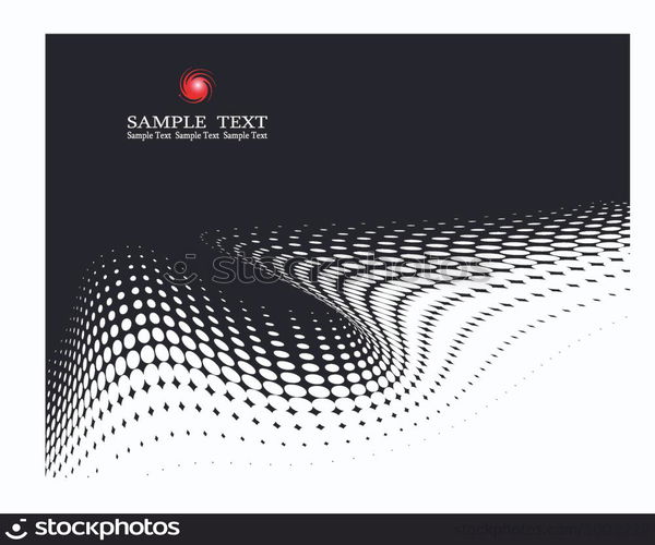 Background Composition, Web Template (Halftone)