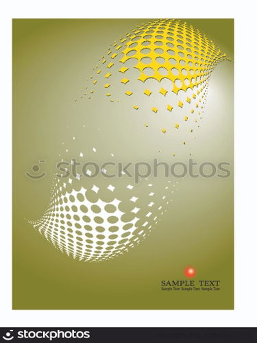 Background Composition, Web Template (Halftone)