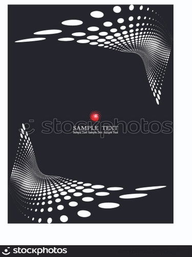 Background Composition, Web Template (Halftone)