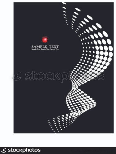 Background Composition, Web Template (Halftone)