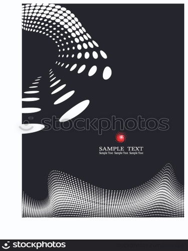 Background Composition, Web Template (Halftone)