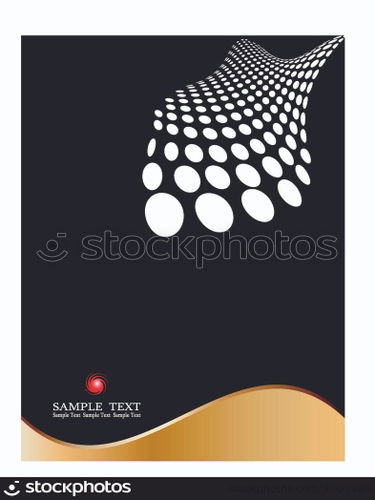 Background Composition, Web Template (Halftone)