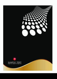 Background Composition, Web Template (Halftone)