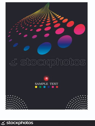 Background Composition, Web Template (Halftone)