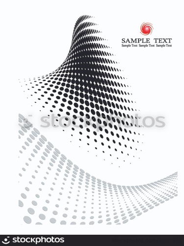 Background Composition, Web Template (Halftone)