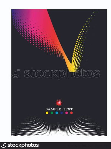 Background Composition, Web Template (Halftone)